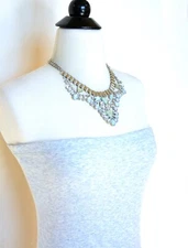 Statement necklace, Wedding necklace, Bib necklace, Necklace, Vintage necklace