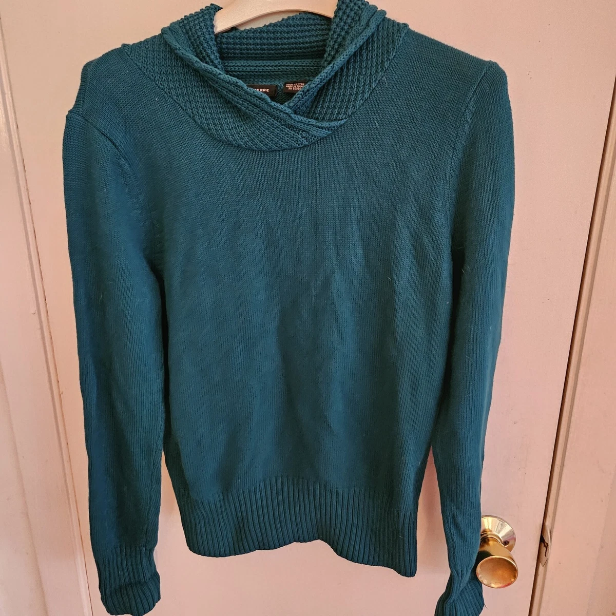 Teal cheap mock turtleneck