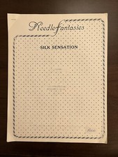 Needlepoint Fantasies Silk Sensations Pattern Booklet by Kathy Holman 1983