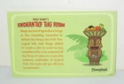 DISNEYLAND CALIFORNIA ENCHANTED TIKI ROOM DOLE PINEAPPLE RECIPE CARD DISNEY
