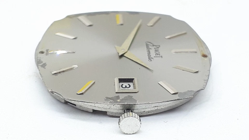 PIAGET 12PCI MOVEMENT AUTOMATIC DATE SWISS 30 J WATCH RARE WORKING! ULTRA THIN - Image 2 of 4