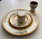 Stangl Pottery Terra Rose Tulip Gold Dinner & Bread Plates, Salt Shaker, Cup