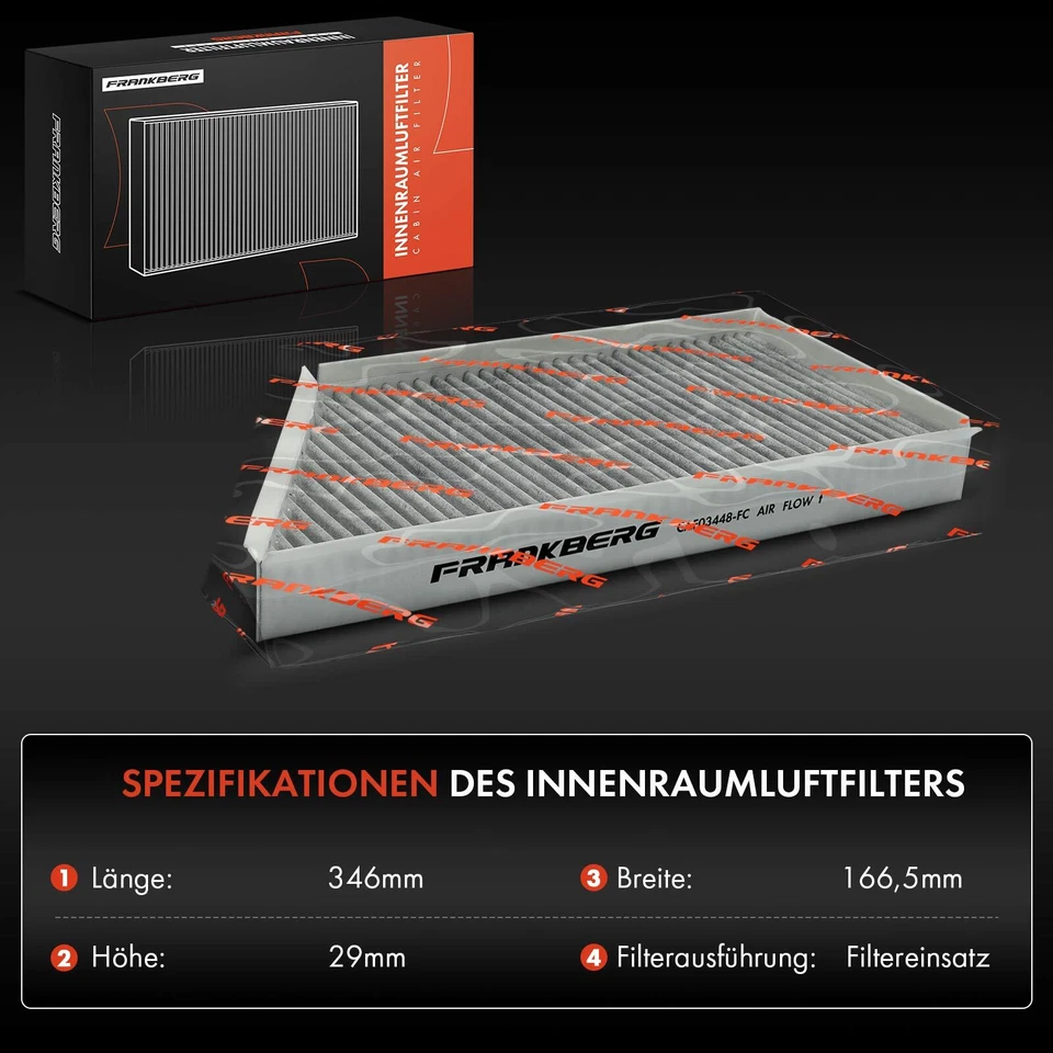 Filtro abitacolo antipolline per Peugeot 206 2L 2M 2D 2E/K 2A/C 1998-2012 1.4L - Immagine 3 di 4