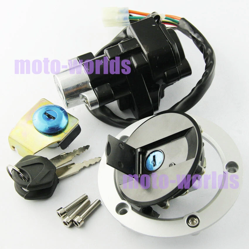 Interruptor de encendido llaves de tapa de gas combustible para Suzuki GSXR600 GSXR750 2004-05 37101-16840 Foto 3 de 4