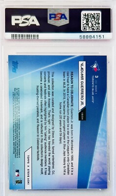 2020 Topps X Steve Aoki Vladimir Guerrero Jr. #3 Low Pop Limited