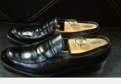 Freeman Black Shiny Dress Shoes Marshall in Black – Freeman Footwear main image 4