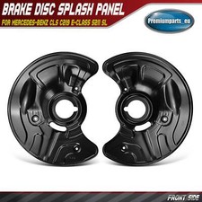 2x Brake Disc Splash Panel Front for Mercedes-Benz CLS C219 E-Class S211 SL New