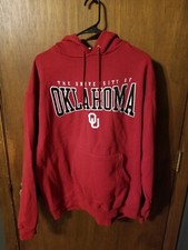 champion athletic oklahoma sooners hooded sweatshirt XL