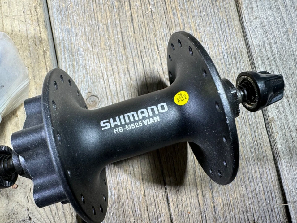 Shimano Deore XT Front Hub HB-M525 32H Disc 6-Bolt Black Brand New MTB Mountain - Image 2 of 4