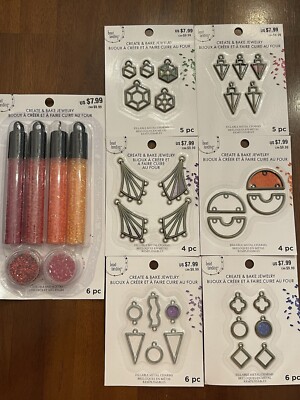 Bead Landing Create And Bake Crystals And Mixers And Fillable Charms 