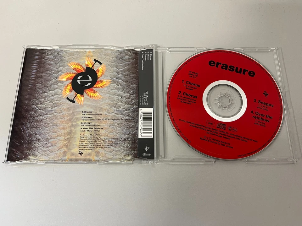 Erasure – Chorus - Maxi CD Single © 1991 (INT 826.962) - Bild 2 von 2