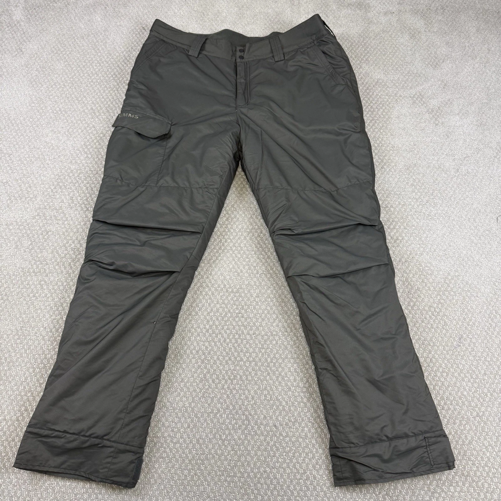 Simms Fishing Men’s ExStream Insulated Pants Sz XXL Primaloft Puffer Cargo Pant