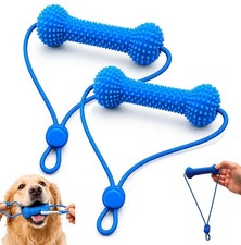 Dual-Action Canine Dental Prop, Dog Dental Chew Toy for Easier Teeth Brushing...