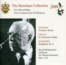 SOMM-BEECHAM29 Wagner Overture: Rienzi / In A Summer Garden / Symphony No. 9 CD