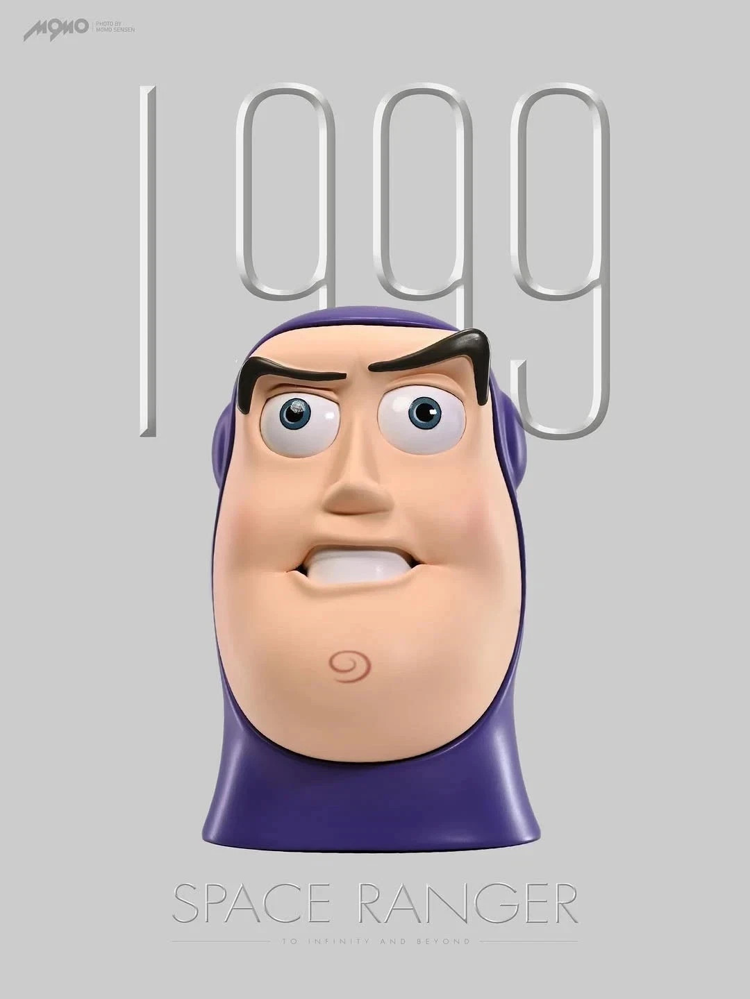 Toy Story Buzz Lightyear Head Sculpt Pixar Rare 1999 Limited Custom Replacement