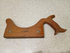 E C Atkins Stair builder Saw 8" blade 13 Inches Long Vintage Wood Handle No 27