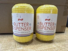 2 Butter Dispenser, Corn On The Cob, Condiment Dispenser for 1/2 Stick Of Butter