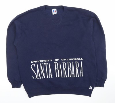 Russell Athletic Herren blau Large University Santa Barbara Sweatshirt