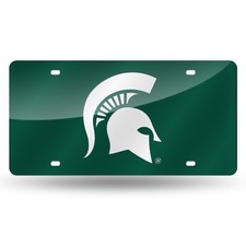 Green Team Colored Laser Cut License Plate 6x12 Durable Acrylic USA Made