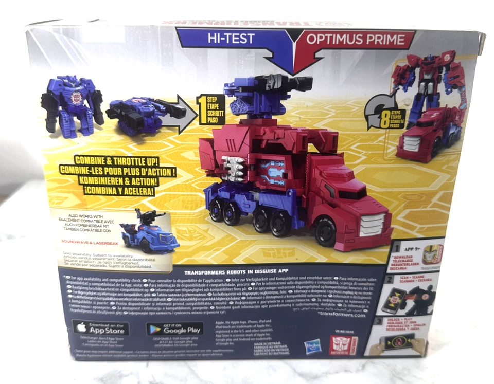 TRANSFORMERS COMBINER FORCE ACTIVATOR HI-TEST & OPTIMUS PRIME NUOVO IMBALLATO - Immagine 3 di 4