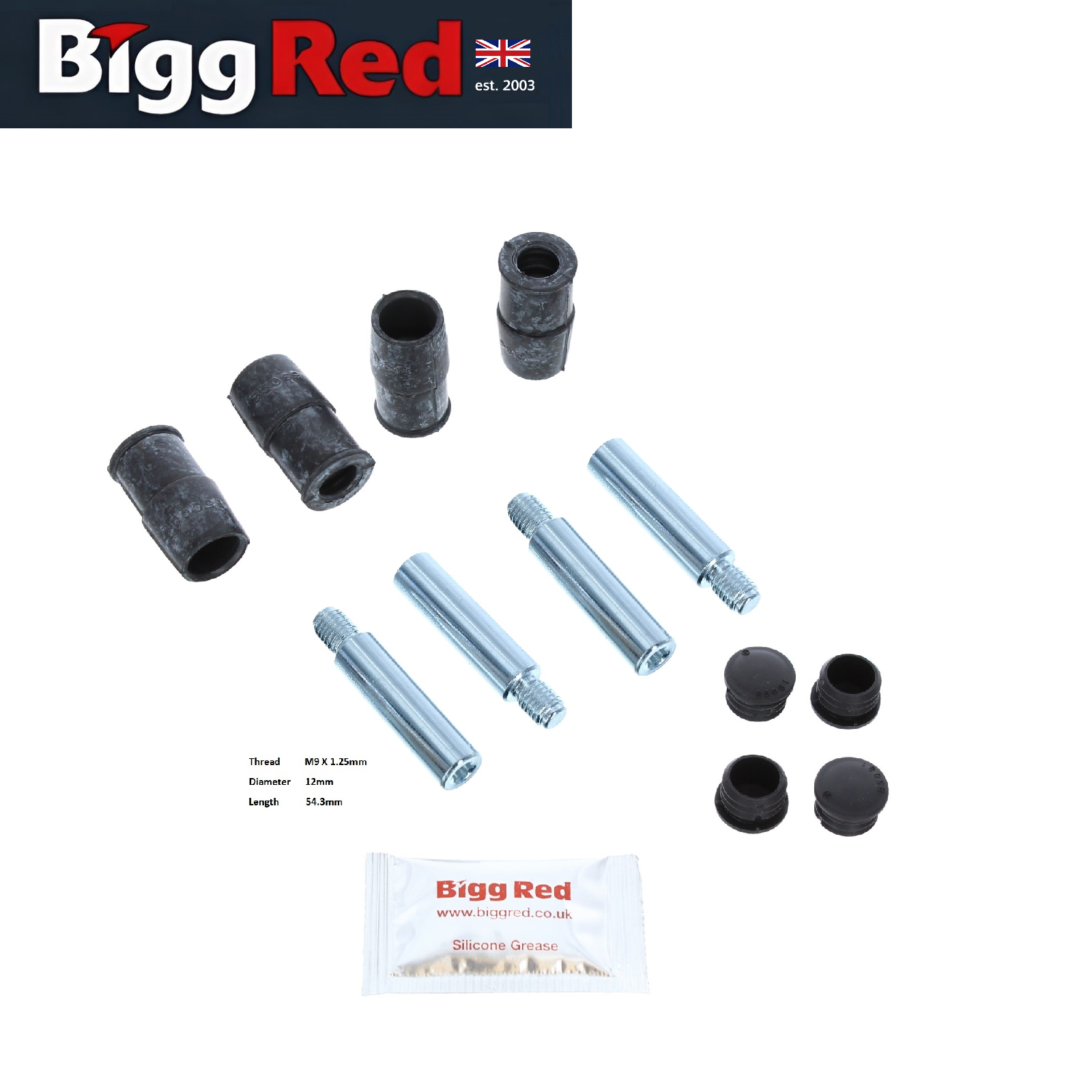 For Fiat 500X 2014 - Front Brake Caliper (OE ATE) Sliding Bolt Guide Pin (