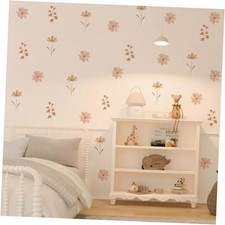 Boho Watercolor Nursery Wall Stickers Kid Room Wallecals 8.27 11.02inch 4pcs D