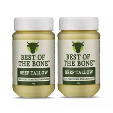 2 x Best of the Bone Beef Tallow 320g Grass-Fed  Finished