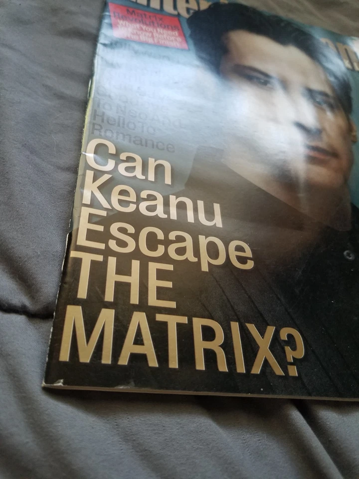 KEANU REEVES - Nov 7 2003 Entertainment Weekly AMBER TAMBLYN - ED HARRIS STING - Image 3 of 4