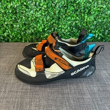 Scarpa Quantic Climbing Shoes Men Size 12 EU 46 Dust Gray Mango 70038-000.1