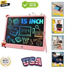 Teen Girl Gifts Ideas, 15inch LCD Writing Tablet for Kids Age 8-10 and Up, Do...