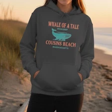 The Summer I Turned Pretty Hoodie  Cousins Beach Whale of a Tale Sweatshirt 