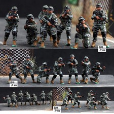 Homemade 1/72 Modern Chinese Army 7-person Group Finished Colored Model