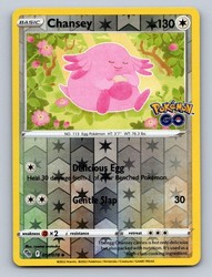 Chansey 051/078 Pokemon GO Reverse Holo