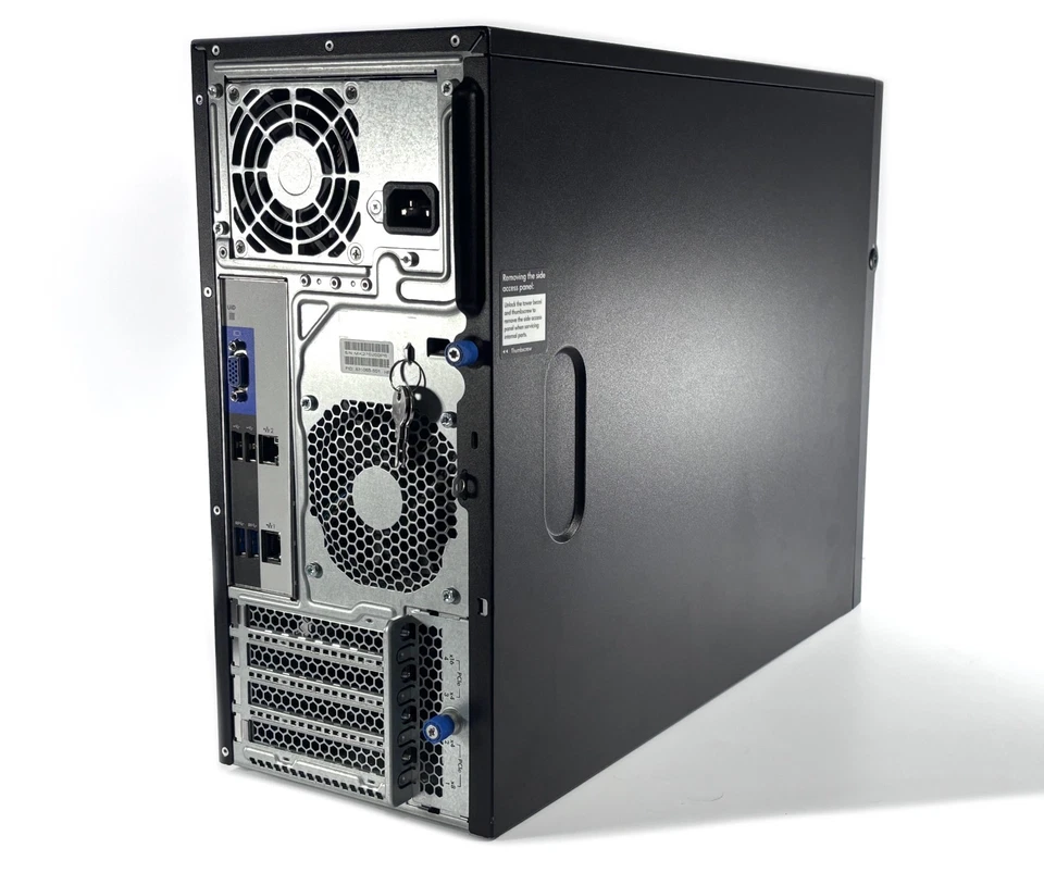 HPE ProLiant ML30 Gen9 Server: 4 LFF Model, 2x 4TB HDD, 3.4GHz Xeon E3, 20GB RAM - Image 3 of 4
