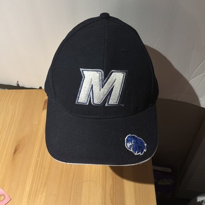Monmouth University Dark Blue Embroidered White Logo Baseball Cap Hat Fast Ship