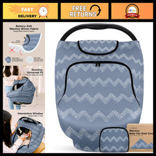 Universal Winter Car Seat Cover for Baby Newborn Infant - Cozy  Warm Indigo 