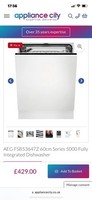 AEG FSB53647Z 60cm Series 5000 Fully Integrated Dishwasher