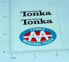 Tonka AA Jeep Wrecker Sticker Set TK-036