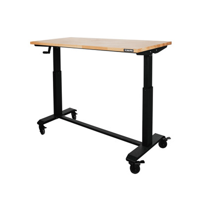 WorkPro 48-Inch Rolling Adjustable Workbench, Heavy-Duty Steel Frame, Rubber | eBay