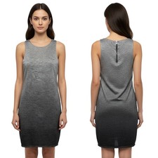 Forever 21 Sleeveless Dress Gray Bodycon Mini Knit Stretch Modern Size Large