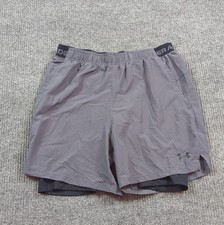 Under Armour Shorts Mens Large Gray Woven 2.0 Vanish Compression Liner