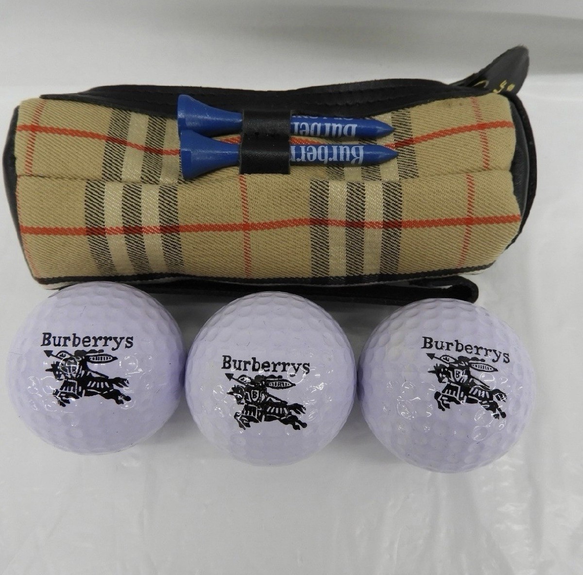 ゴルフ　BURBERRY Burberry Golf Set - Pouch, Tee's, & Golf Balls VERY RARE | eBay