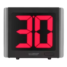 Countdown Up timer Extra-Large Digital LED Red Digits Modern 12 ft. Power Cord