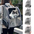 Pet Cat Carrier Bag Outdoor Travel Backpack for Cats Small Dogs Breathable Cat C