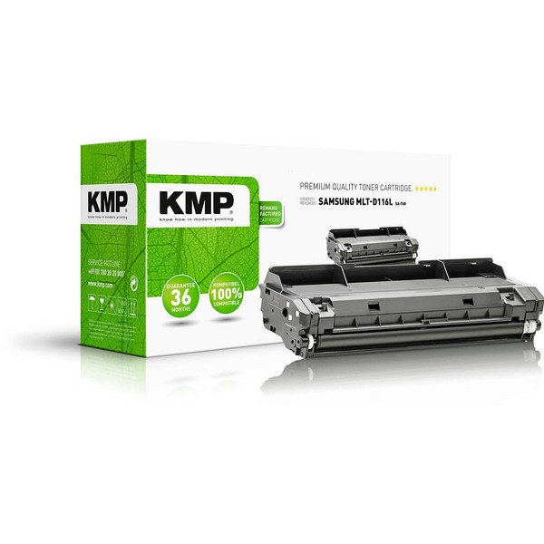 Kmp SA-T68 Schwarz Toner Kompatibel Zu Samsung MLT-D116L (SU828A)-image