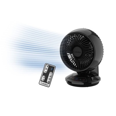 Lasko Whirlwind 7'' Orbital Motion Table Fan, Dual-Axis Oscillation, 3 Speeds,