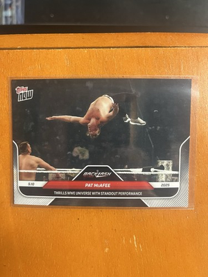 #ad #ad 2025 WWE Topps NOW Pat McAfee #51 Backlash St. Louis SP PR:5563 $4.29