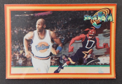スペースジャム　オリジナルステッカー マイケルジョーダン 1996 Upper Deck Space Jam Set of 5 Stickers Michael Jordan