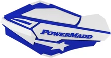 Powermadd Sentinel Handguards Blue/White 34421