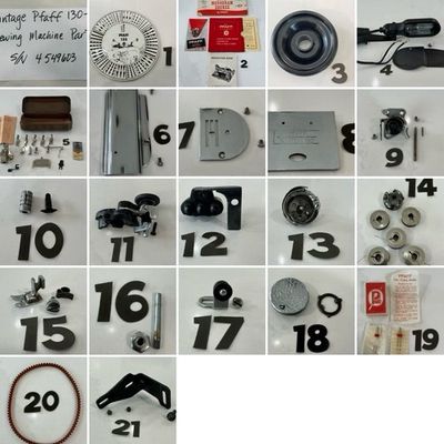 #ad VINTAGE PFAFF 130 6 SEWING MACHINE PARTS $39.99